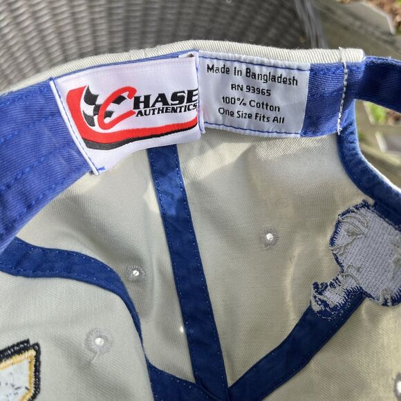 VINTAGE NASCAR Jeff Gordon #24 Network Adjustable Dad Cap, Beige, Chase Authenti - Picture 6 of 6